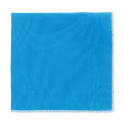 Платок синій Deep Blue з білою обкантовкою - габардин