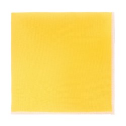 Платок жовтий з білою обкантовкою - габардин