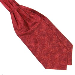 Шовковий платок червоний в турецьких огірках