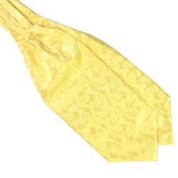 Шейный платок золотистый в турецких огурцах