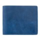 Гаманець синій класичної форми - текстурний блиск