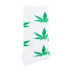 Носки біло-зелені Cannabis