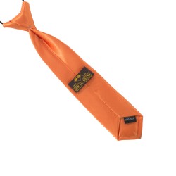 Галстук оранжевый детский на резинке 03030