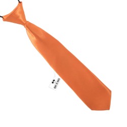 Краватка помаранчева дитяча на резинці 03030