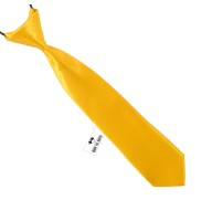 Краватка жовта дитяча на гумці
