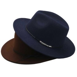 Шляпа федора з фетру Navy Blue