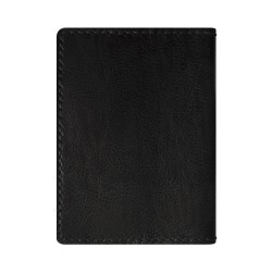 Обложка для паспорта черная глянцевая