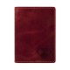 Обложка для паспорта красная глянцевая