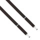 Підтяжки довгі темно-коричневі вузькі Y1,5