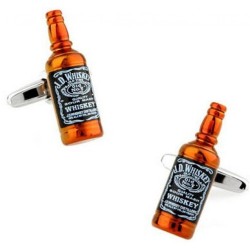 Запонки у формі пляшки Jack Daniels whisky