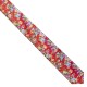 Краватка червона в квітку 6 см