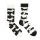 Шкарпетки чорно-білі Sammy Icon з собачками
