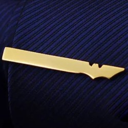Зажим для краватки оригінальної форми - золотистий