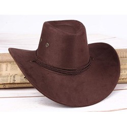 Шляпа винтажная ковбойская коричневая