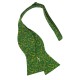 Краватка-метелик зелена з листям - Американський бавовна