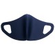 Защитная маска для лица темно-синяя стрейчевая с неопрена