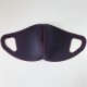 Захисна маска для обличчя баклажанового кольору - стрейчева з неопрена