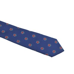 Краватка темно-синя з божими корівками
