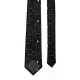 Чорна краватка з зображенням кота