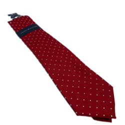 Краватка червона в горошок від Tommy Hilfiger