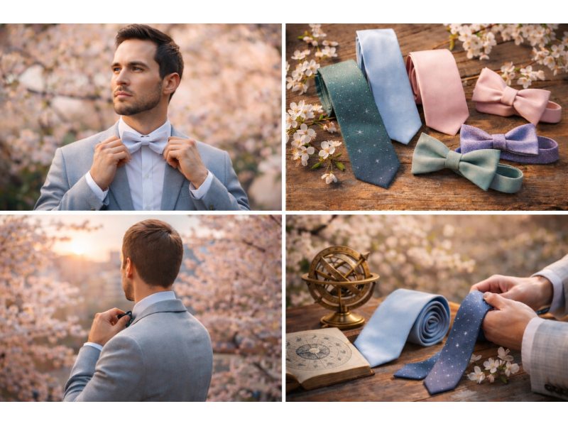 Весеннее равноденствие, энергия обновления и мужской стиль: почему галстуки и бабочки становятся символом нового сезона
