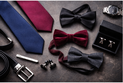 Аксесуари чоловічого стилю: краватки, метелики, затискачі та запонки