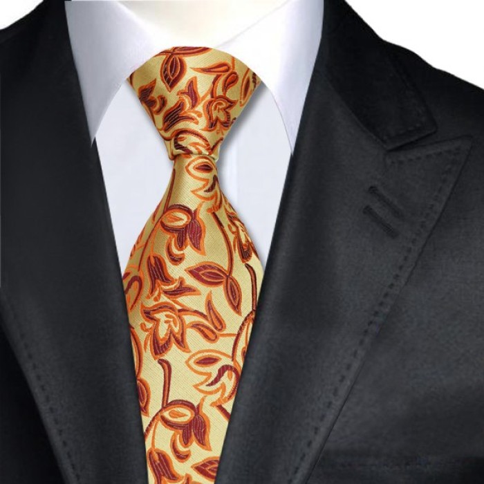 Краватка золота з бурштиновим