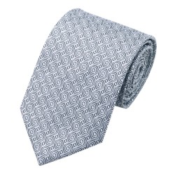 Краватка на подарунок сріблястий візерунок