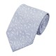 Краватка на подарунок сріблястий у пелюстках