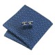 Подарунковий краватка синій у горошок
