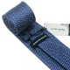 Подарочный галстук синий в горошек