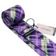 Подарочный галстук фиолетовый в абстракциях