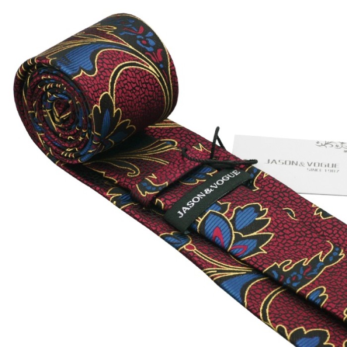 Подарочный галстук с силуэтом цветка