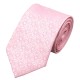 Краватка рожева з білим + платок і запонки