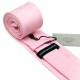 Краватка рожева з білим + платок і запонки