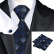 Набір краватки з відтінками синього кольору