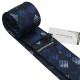Набір краватки з відтінками синього кольору