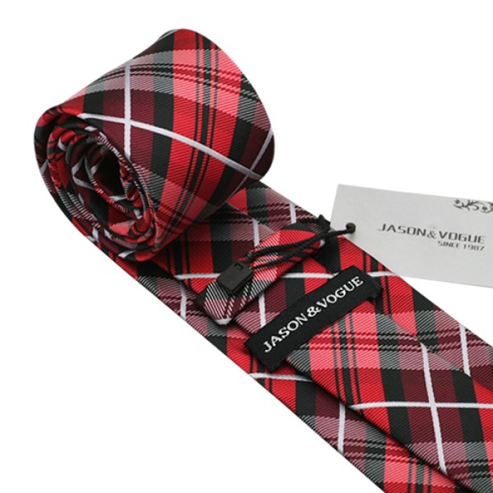 Подарункова краватка червона у смужку