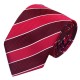 Подарочный галстук красный в полоску
