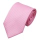 Подарочный галстук розовый с белой нитью