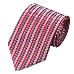 Подарочный галстук в вертикальную полоску