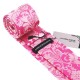 Краватка на подарунок рожева в гарних візерунках