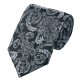 Краватка на подарунок сірий у абстракціях