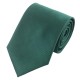 Краватка темно-зелена з хусткою та запонками