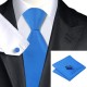Подарочный галстук синий классический