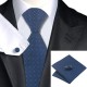 Краватка синій з неймовірним солідним узором