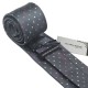 Краватка на подарунок сірий у горошек