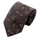 Подарунковий краватка коричневий у колечках