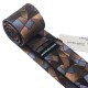 Подарочный галстук коричневый мозаика