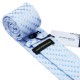 Краватка з відтінками блакитного з хусткою